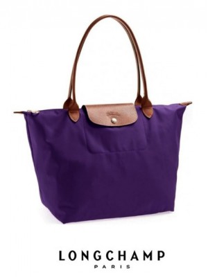 LC026*LONGCHAMP LE PLIAGE TOTE 2605089 SMALL/LONG HANDLE (AMETHYST) *SUPER SALE